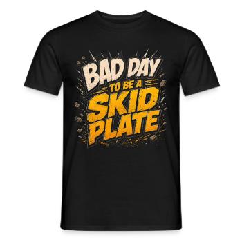 Off-Road Humour : Mauvais Jour pour le Sabot - T-shirt homme - noir - Devant - AI Model Male 178 light (178cm)