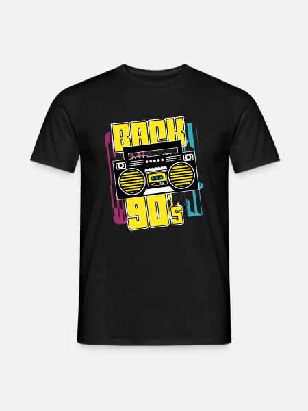 Retro 90s - Men's T-Shirt - black