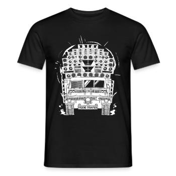 Tekno Pirates - Men's T-Shirt - black - Front - AI Model Male 178 light (178cm)