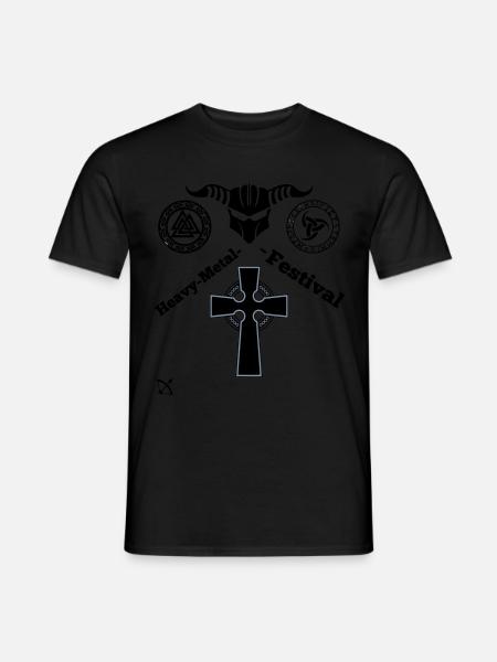 Heavy Metal - Männer T-Shirt - Schwarz