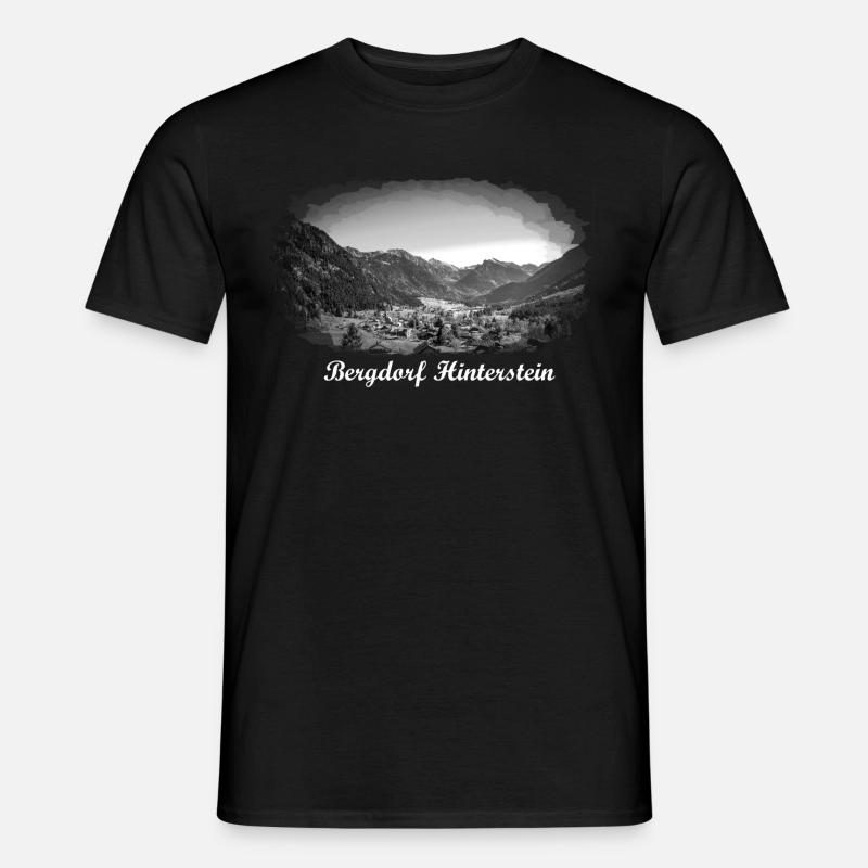 Bergdorf Hinterstein - Männer T-Shirt - Schwarz