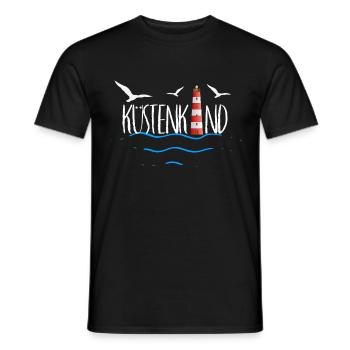 Küstenkind - Männer T-Shirt - Schwarz - Vorne - AI Model Male 178 light (178cm)
