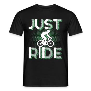 Cyclisme ride - T-shirt homme - noir - Devant - AI Model Male 178 light (178cm)
