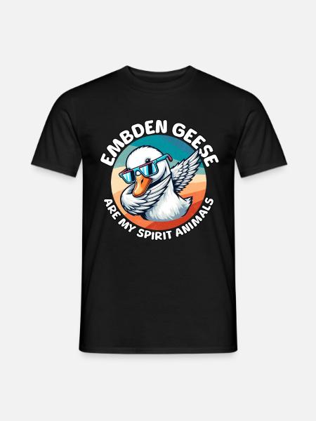 Funny Emdengans sayings - Men's T-Shirt - black