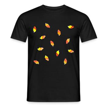 Eis am Stiel in viele Farben als Geschenk Idee - Männer T-Shirt - Schwarz - Vorne - AI Model Male 178 light (178cm)