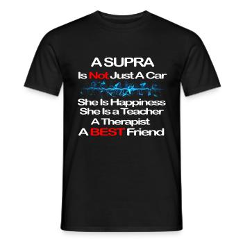 Supra T-shirt - Men's T-Shirt - black - Front - AI Model Male 178 light (178cm)
