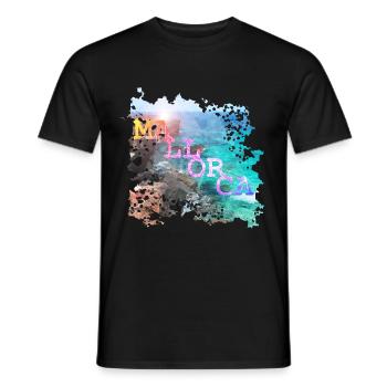 Majorca - Men's T-Shirt - black - Front - AI Model Male 178 light (178cm)