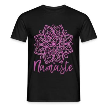 Namaste - T-shirt homme - noir - Devant - AI Model Male 178 light (178cm)
