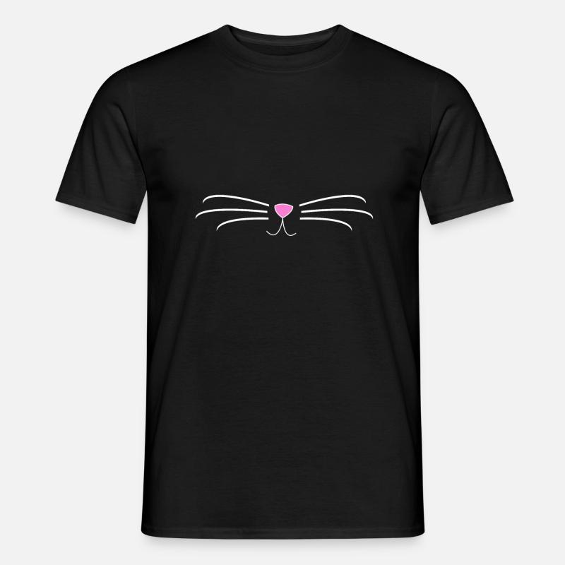 Cat, cat, gift, cat owner - Men's T-Shirt - black