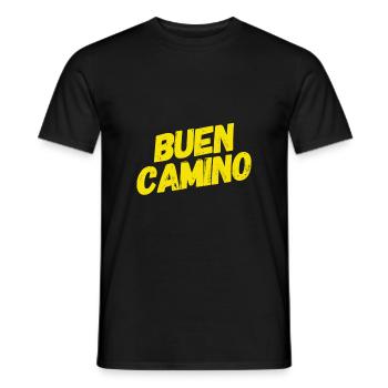 Buen Camino - T-shirt homme - noir - Devant - AI Model Male 178 light (178cm)