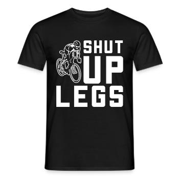 Cool Shut Up Legs Bicyclette - Männer T-Shirt - Schwarz - Vorne - AI Model Male 178 light (178cm)