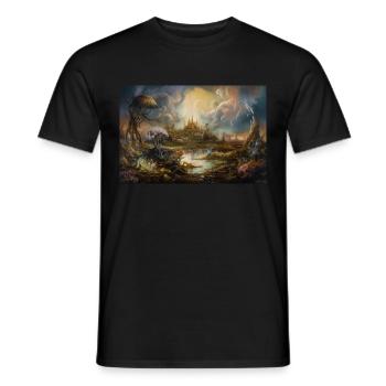 Cadeau Epic Fantasyland 1 - T-shirt homme - noir - Devant - AI Model Male 178 light (178cm)