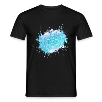 Mandala - Männer T-Shirt - Schwarz - Vorne - AI Model Male 178 light (178cm)
