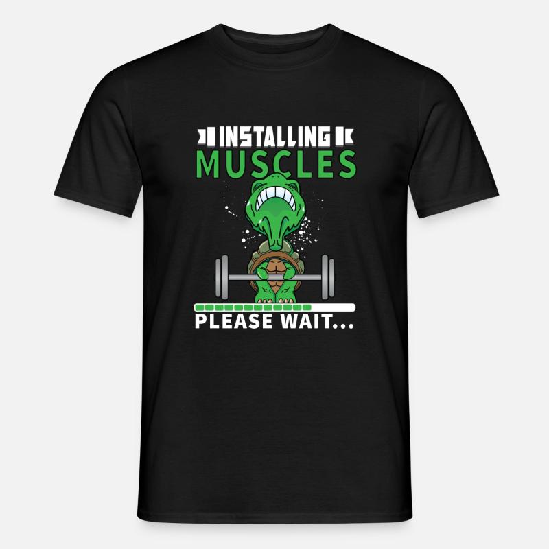 Muscle Training Training Cool Gift - Men's T-Shirt - black