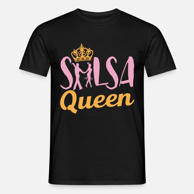 Salsa Tanz Queen Cooles Geschenk - Männer T-Shirt - Schwarz