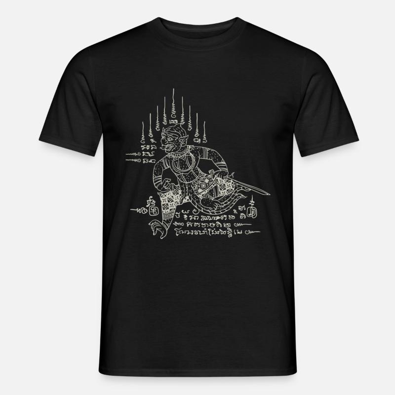 Sak Yant Thai Tattoo Pictorial Human Cool Geschenk - Männer T-Shirt - Schwarz