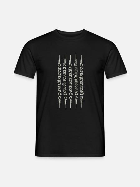 Sak Yant Thai Tattoo Five Lines Muay Thai - Men's T-Shirt - black
