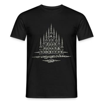 Sak Yant Thai Tattoo Nine Tips Cool Gift - Men's T-Shirt - black - Front - AI Model Male 178 light (178cm)