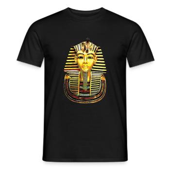 Pharaoh Golden King Does Egyptian Gift - Men's T-Shirt - black - Front - AI Model Male 178 light (178cm)