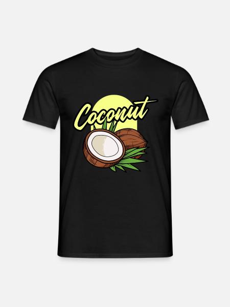 Coconut Summer Cool Gift - Men's T-Shirt - black