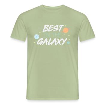 Univers - T-shirt homme - vert sauge - Devant - AI Model Male 178 light (178cm)