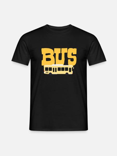 Bus - Men's T-Shirt - black