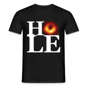 Trou noir - T-shirt homme - noir - Devant - AI Model Male 178 light (178cm)