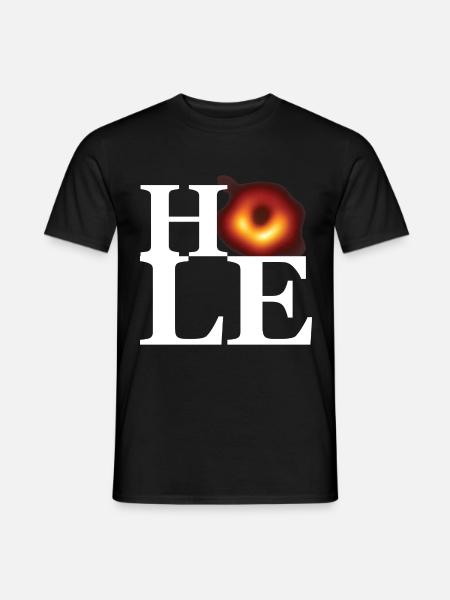 Black hole - Men's T-Shirt - black