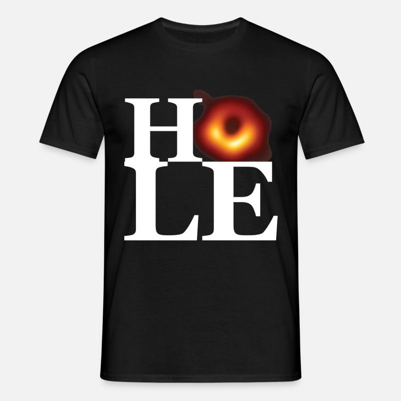 Black hole - Men's T-Shirt - black