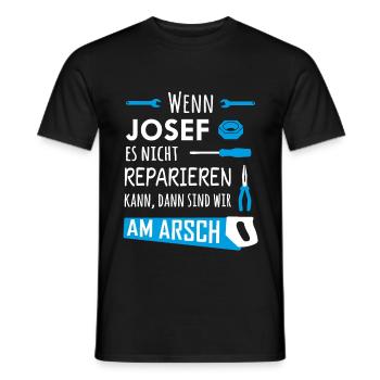 Lustiger Heimwerker und Handwerker Spruch Horst - Männer T-Shirt - Schwarz - Vorne - AI Model Male 178 light (178cm)