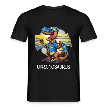 Ukraine - Männer T-Shirt - Schwarz - Vorne - AI Model Male 178 light (178cm)