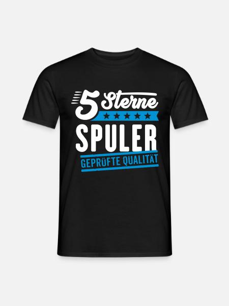 5Sterne Spuler - Männer T-Shirt - Schwarz