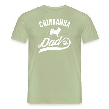 Cool Chihuahua Dad Hund Besitzer vorhanden - Männer T-Shirt - Sage - Vorne - AI Model Male 178 light (178cm)