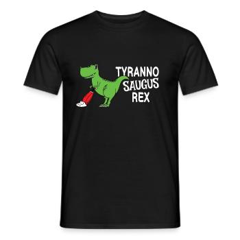 Tyranno Saugus Rex - Männer T-Shirt - Schwarz - Vorne - AI Model Male 178 light (178cm)