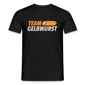 Team Gelbwurst Petersilie Metzgerei - Männer T-Shirt - Schwarz - Vorne - AI Model Male 178 light (178cm)