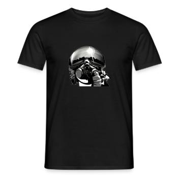 Pilote - T-shirt homme - noir - Devant - AI Model Male 178 light (178cm)