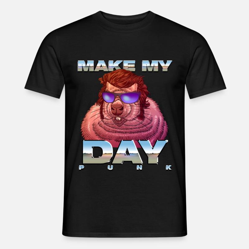Make my Groundhog Day! - Männer T-Shirt - Schwarz