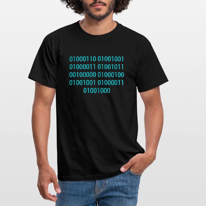 BINARY CODE / BINÄRCODE F**K DICH GESCHENKIDEE Männer T-Shirt