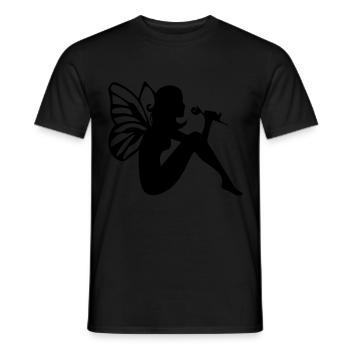 COLLECTION FEMME - T-shirt homme - noir - Devant - AI Model Male 178 light (178cm)