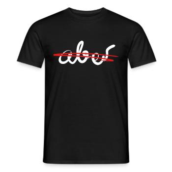 No But Shirt for Focus, Discipline and Success - Men's T-Shirt - black - Front - AI Model Male 178 light (178cm)