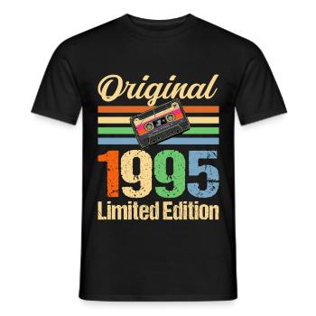 1995 Limited Edition - Men's T-Shirt - black - Front - AI Model Male 178 light (178cm)