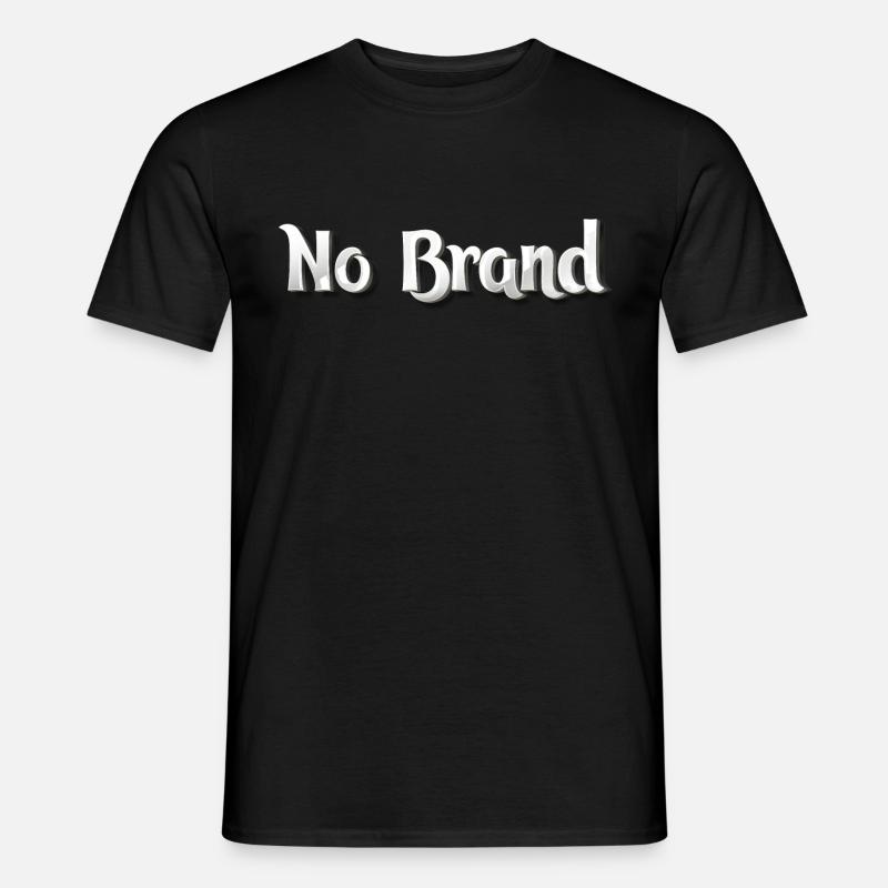 Pas de chrome de marque - T-shirt homme - noir