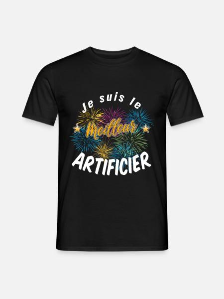Meilleur artificier - T-shirt homme - noir
