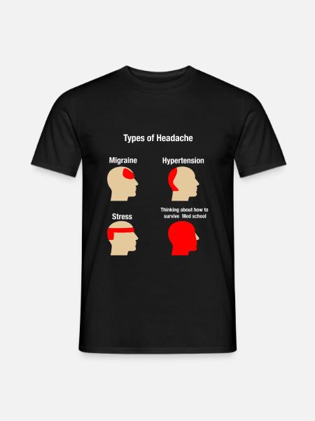 Medizinstudium Medizinstudent Mediziner - Männer T-Shirt - Schwarz