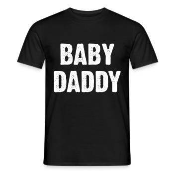 Bébé papa - T-shirt homme - noir - Devant - AI Model Male 178 light (178cm)