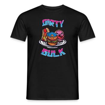 Hamburger Hotdog Donut Essen Food Fastfood Junk - Männer T-Shirt - Schwarz - Vorne - AI Model Male 178 light (178cm)