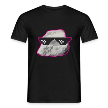 Geologe Landvermesser Stein Brille Geschenk - Männer T-Shirt - Schwarz - Vorne - AI Model Male 178 light (178cm)