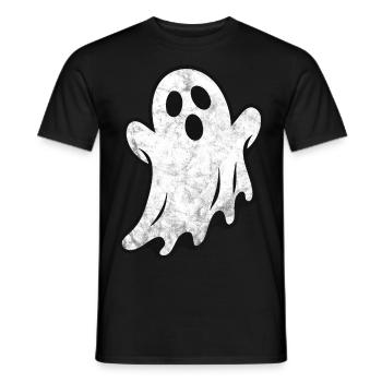 Geist - Männer T-Shirt - Schwarz - Vorne - AI Model Male 178 light (178cm)
