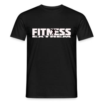 fitness sport extrême - T-shirt homme - noir - Devant - AI Model Male 178 light (178cm)