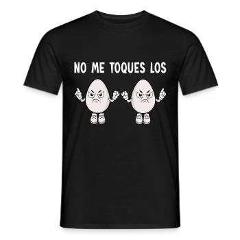 Berühre meine Eier nicht - Männer T-Shirt - Schwarz - Vorne - AI Model Male 178 light (178cm)